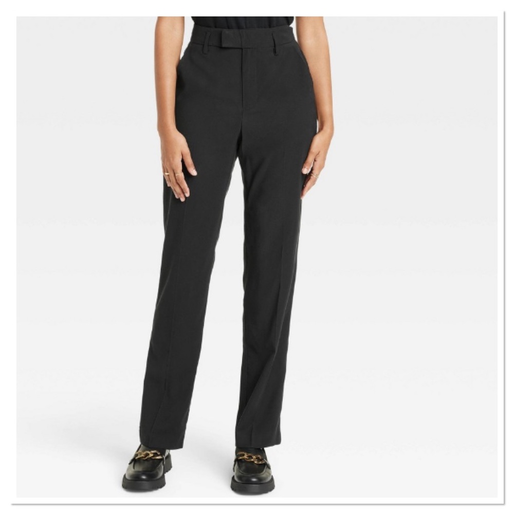 Women’s High-Rise Regular Fit Full Length Straight Stovepipe Trousers a new day